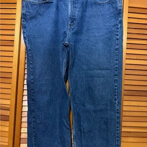 Carhartt Men's Bootcut Jeans in Deep Blue